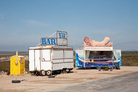 Letzte Bratwurst vor Amerika