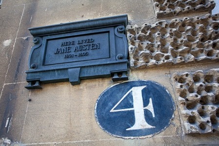 Het woonhuis van Jane Austen in Bath