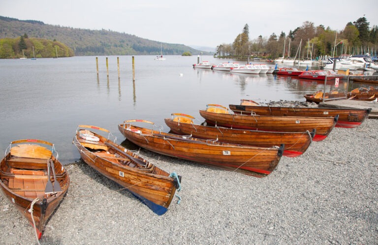 Roeiboten bij Lake Windermere