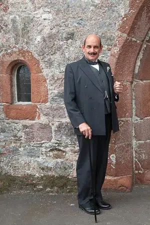 Hercule Poirot lookalike