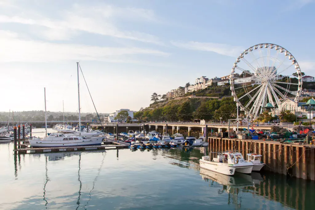 The harbour of Torquay