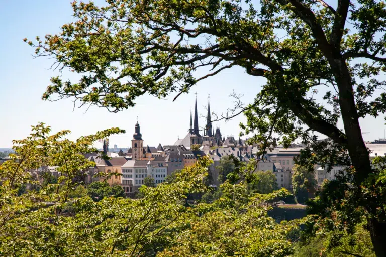 Zicht op Luxemburg stad